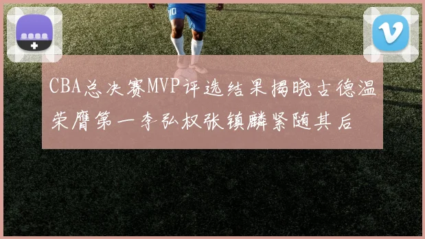 CBA总决赛MVP评选结果揭晓古德温荣膺第一李弘权张镇麟紧随其后